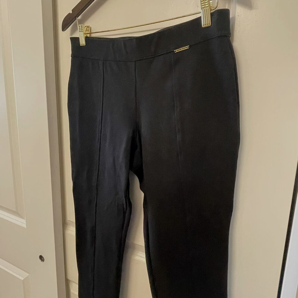 Anne Klein Womens Black Leggings Stretch High Rise Pull On Pant Size 8 - Picture 4 of 10